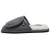 Lucky Brand Boys Slippers – Fuzzy Non Slip Memory Foam House Slippers for Kids – Plush Soft Rubber Sole Bedroom Shoes(Grey)