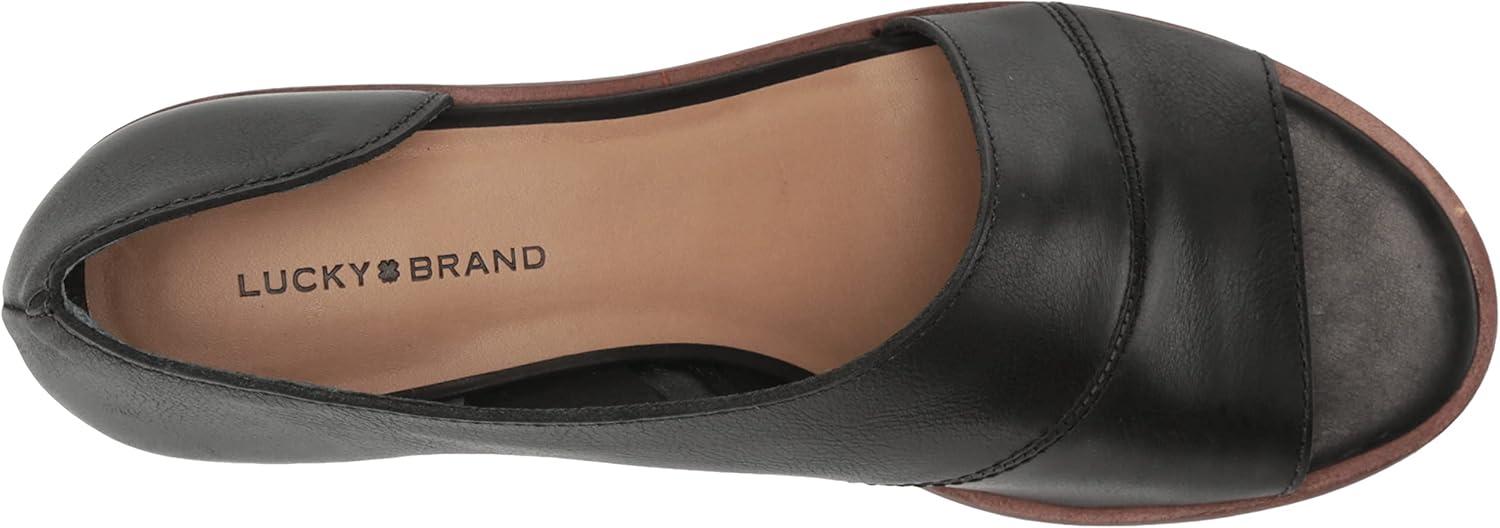 image:imageLucky Brand womens Serkie Dorsay SandalBlack Iidupdup1dup3