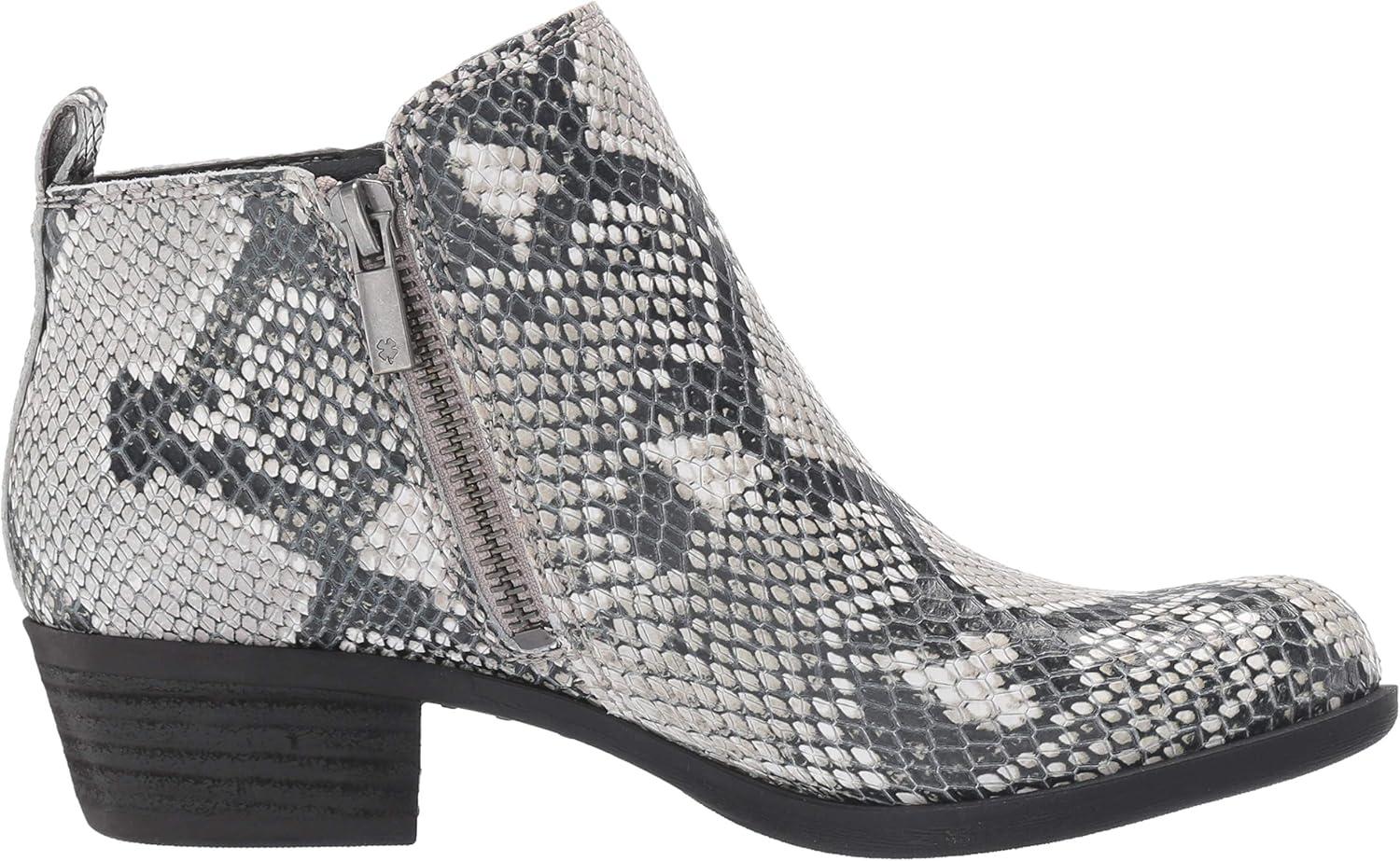 image:imageLucky Brand Womens Basel Bootie Ankle BootBlackWhite