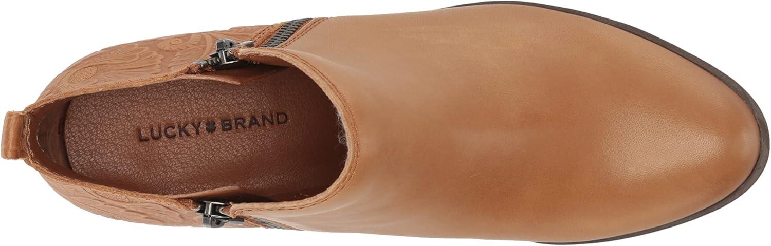 image:imageLucky Brand Womens Basel Bootie Ankle BootCaramel