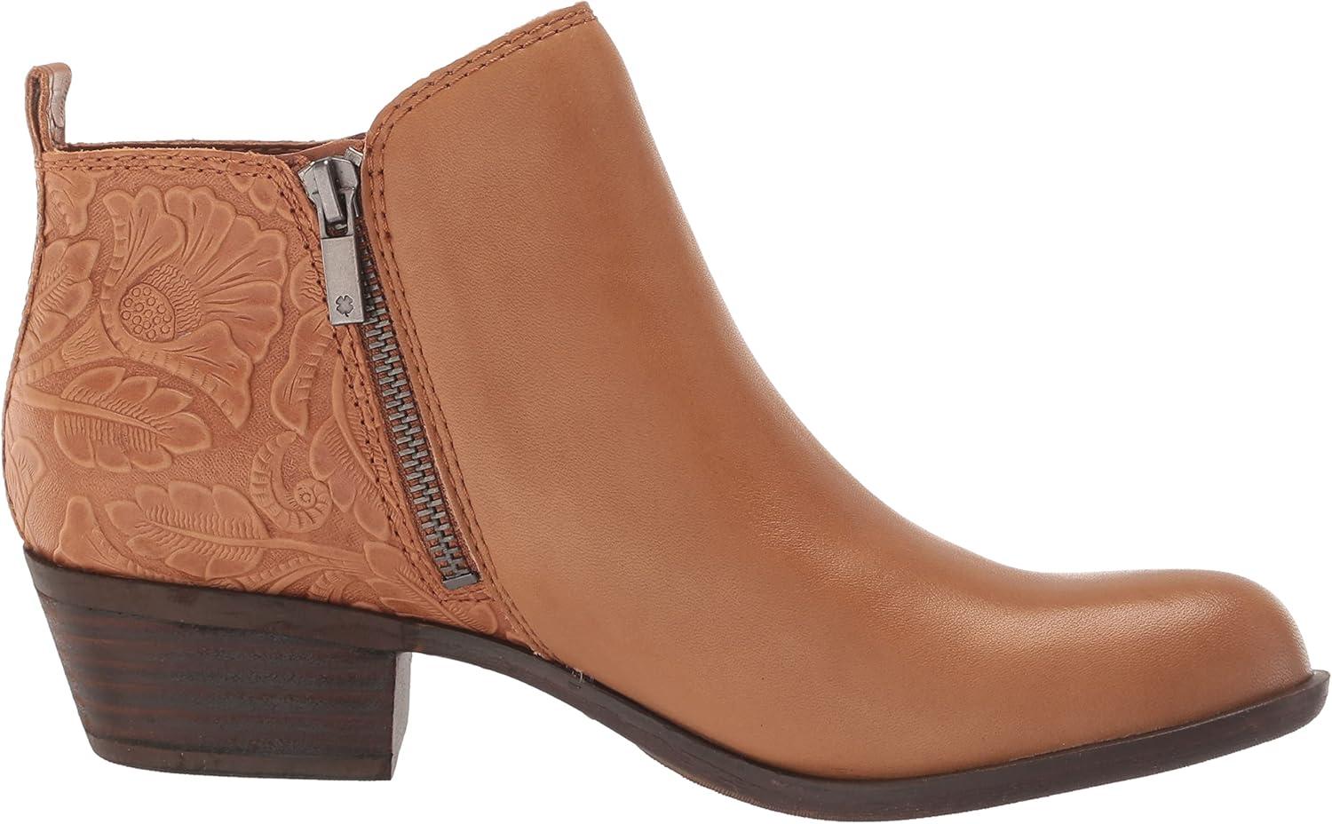 image:imageLucky Brand Womens Basel Bootie Ankle BootCaramel