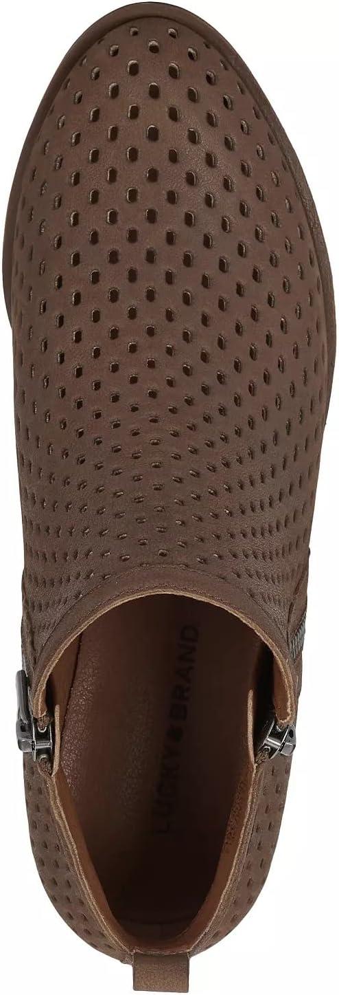 image:imageLucky Brand Womens Basel Bootie Ankle BootDark Stone Nubuck
