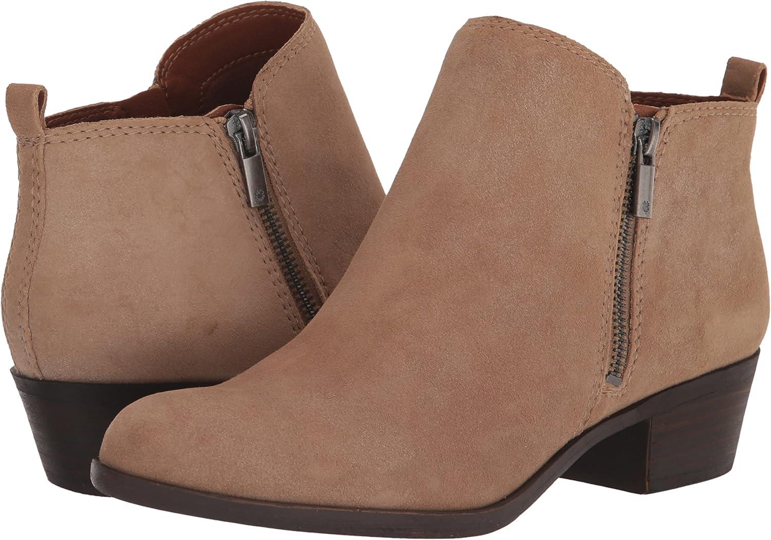 image:imageLucky Brand Womens Basel Bootie Ankle BootDistressed