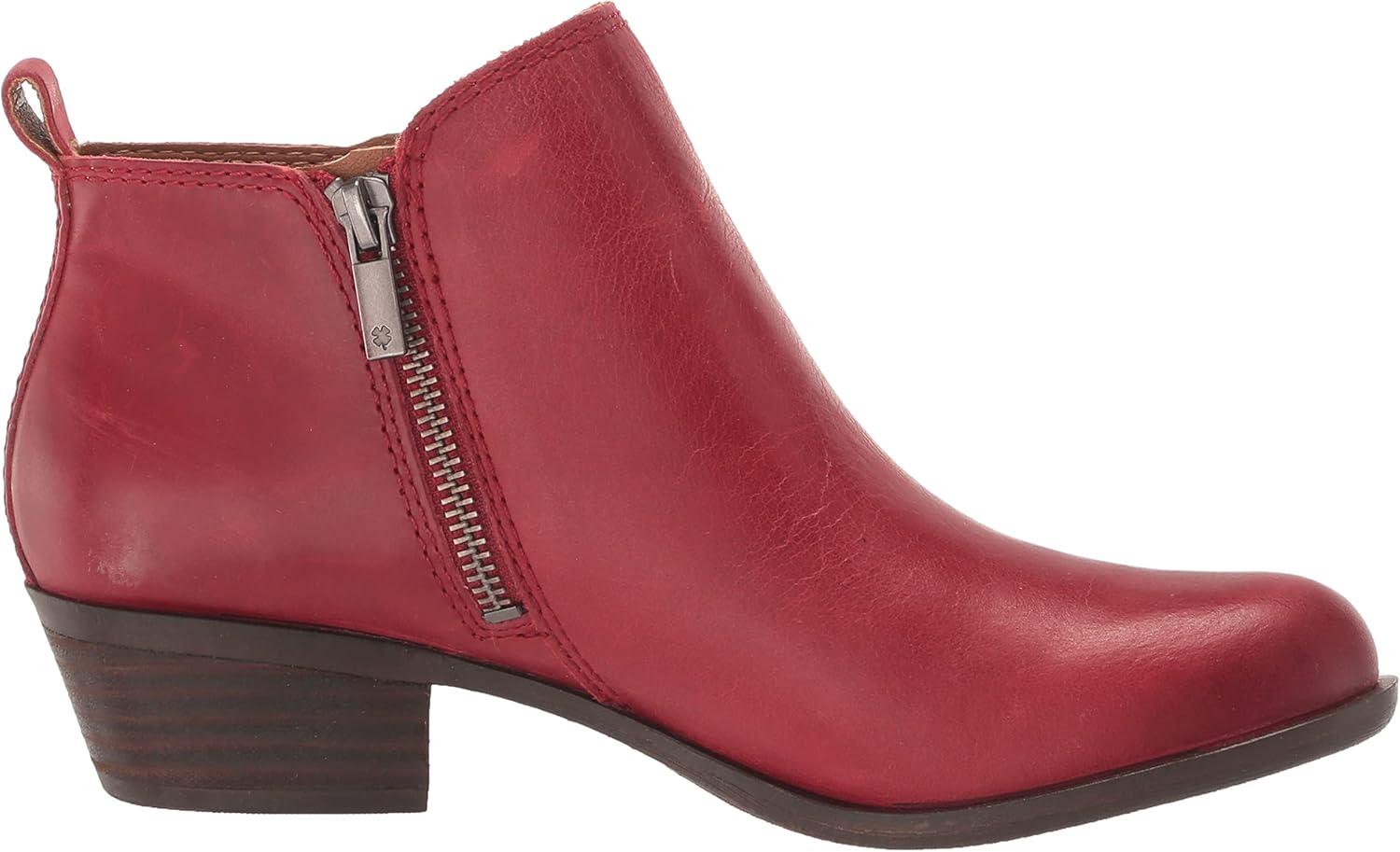 image:imageLucky Brand Womens Basel Bootie Ankle BootRed Dahlia