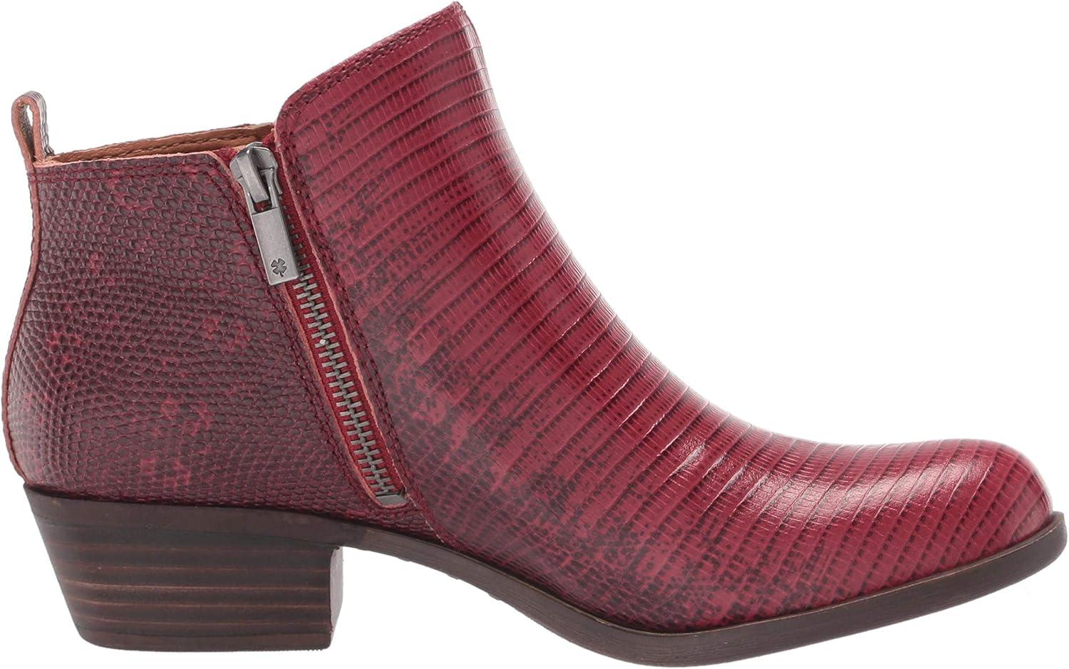 image:imageLucky Brand Womens Basel Bootie Ankle BootRio Red