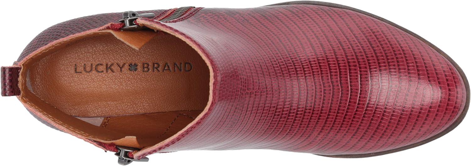 image:imageLucky Brand Womens Basel Bootie Ankle BootRio Red