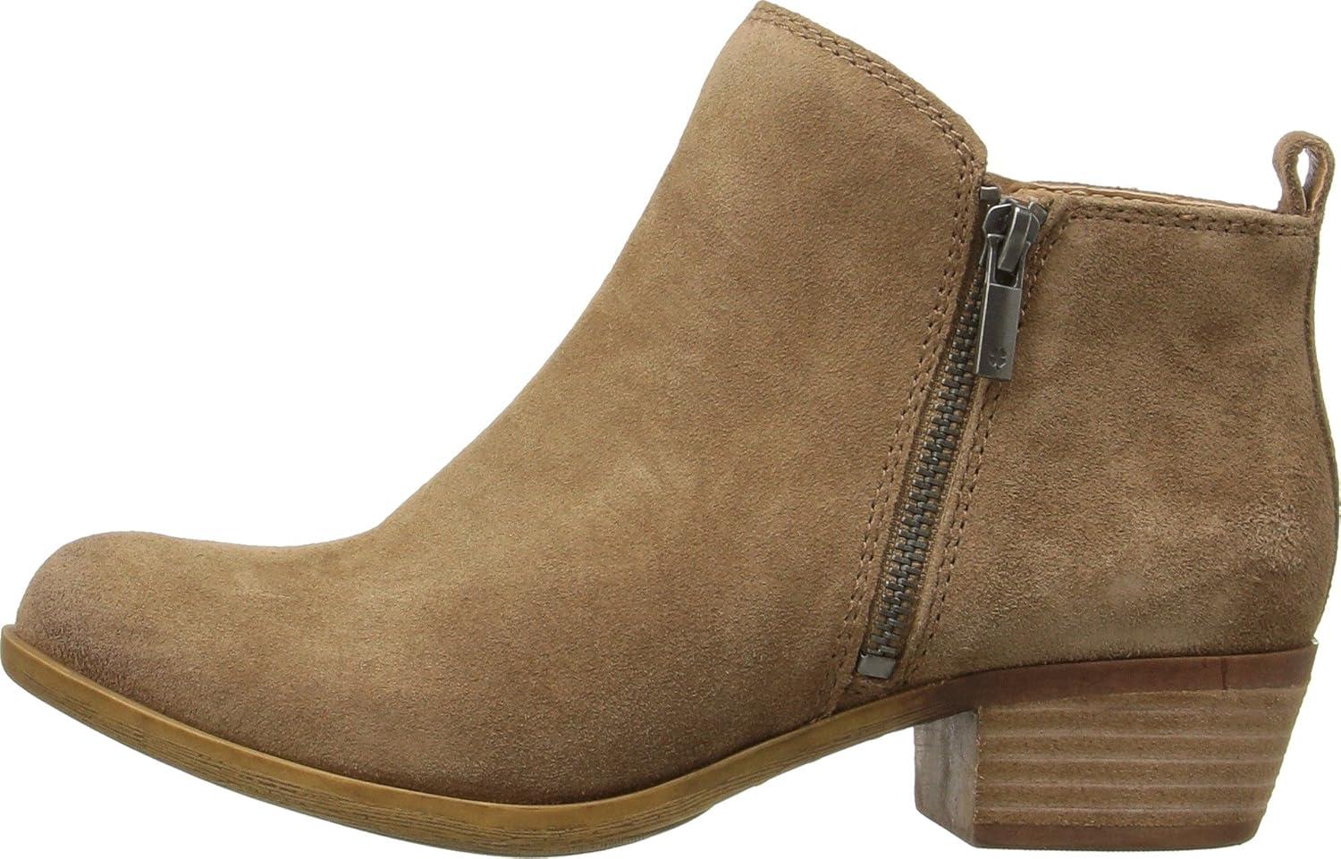 image:imageLucky Brand Womens Basel Bootie Ankle BootSesame Oiled Suede