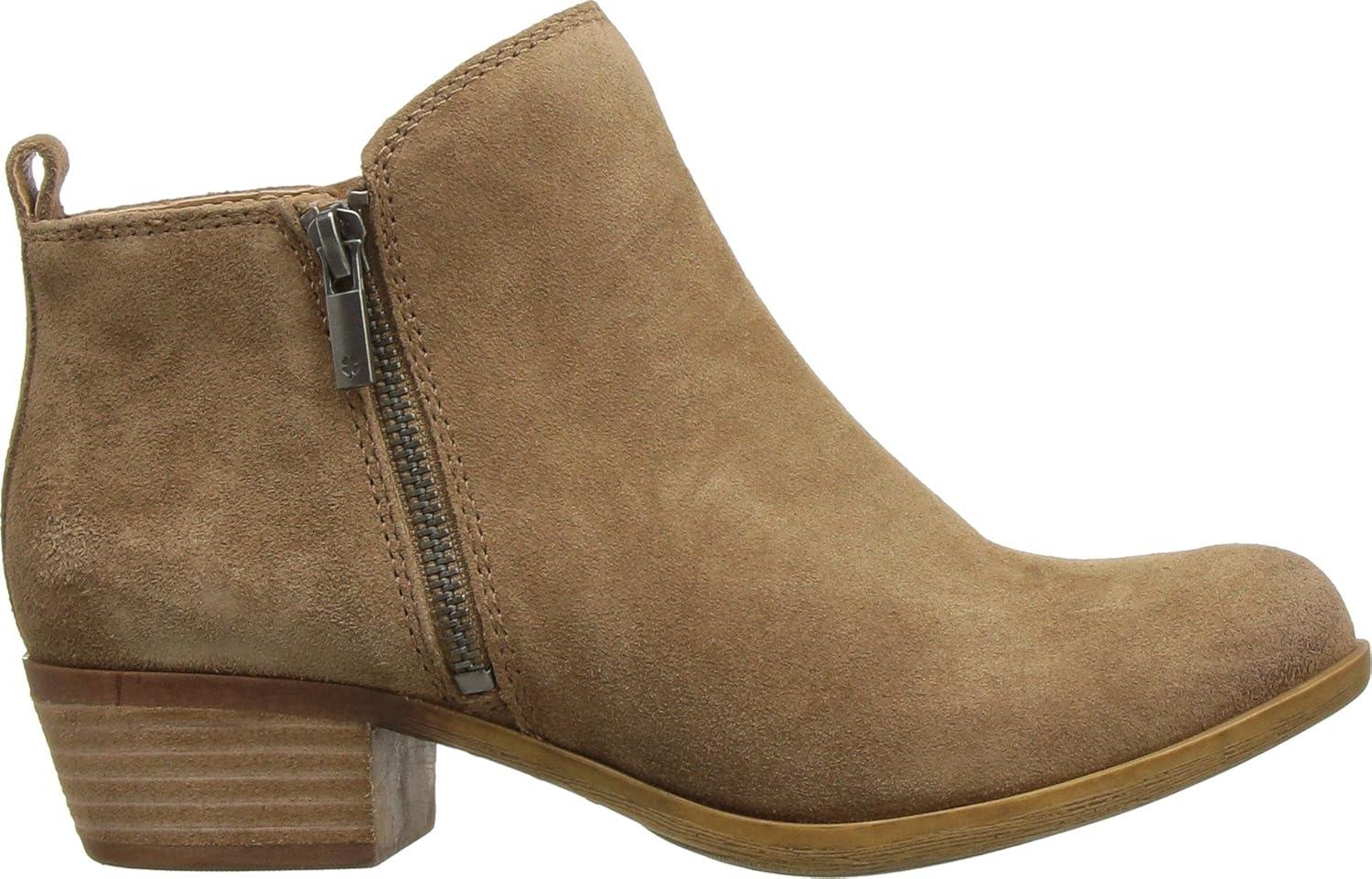 image:imageLucky Brand Womens Basel Bootie Ankle BootSesame Oiled Suede