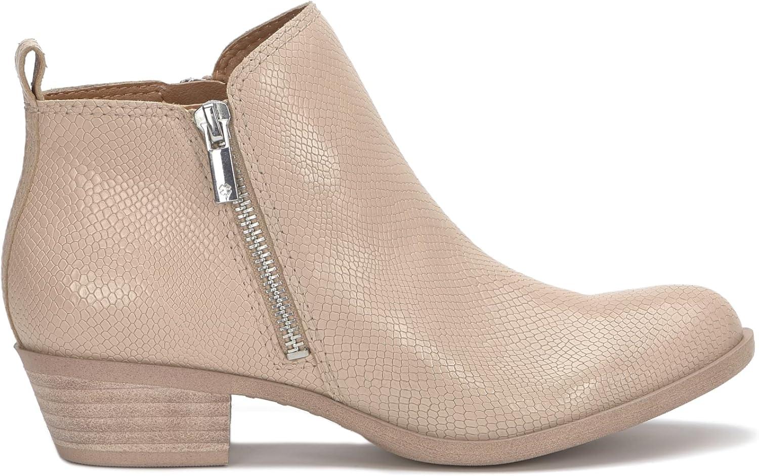 image:imageLucky Brand Womens Basel Bootie Ankle BootSmoke Grey Snake Print Leather