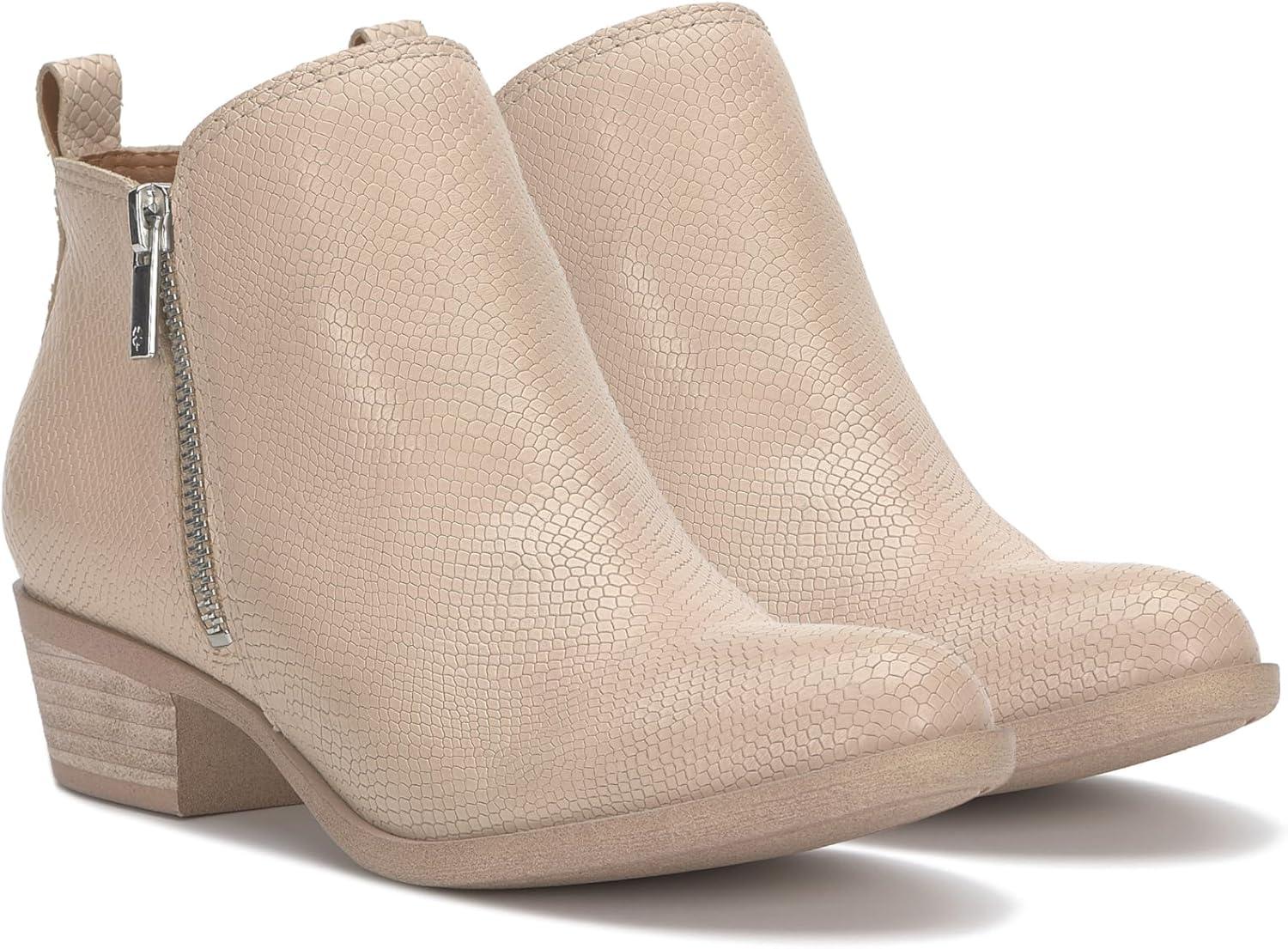 image:imageLucky Brand Womens Basel Bootie Ankle BootSmoke Grey Snake Print Leather