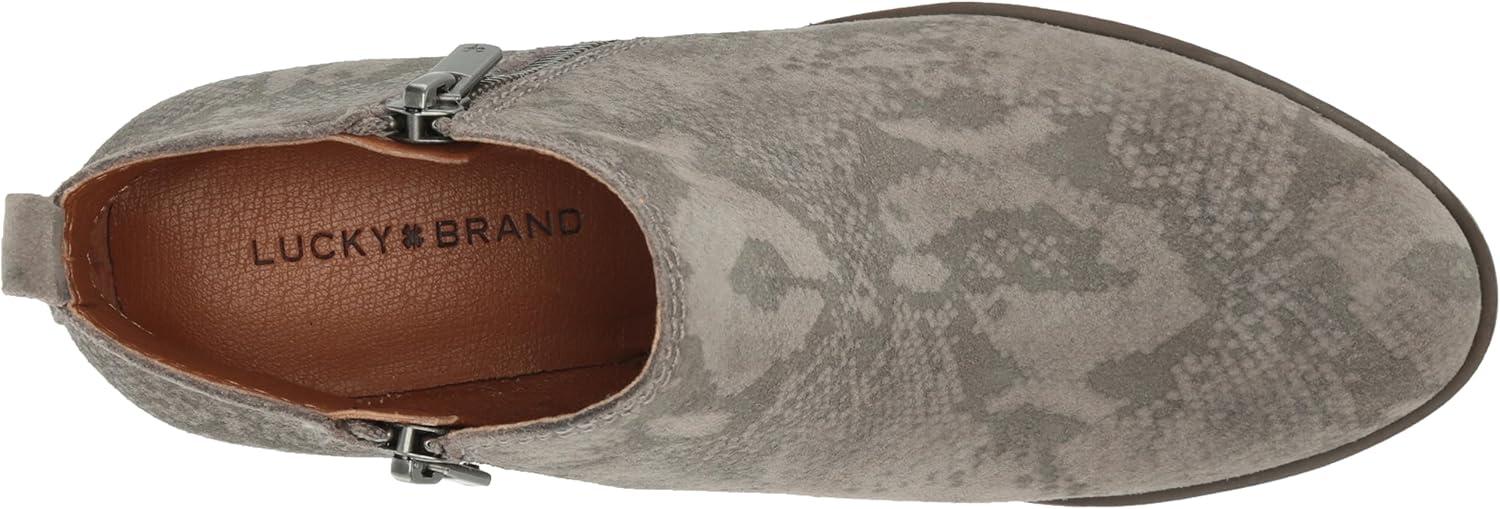 image:imageLucky Brand Womens Basel Bootie Ankle BootTitanium Leather