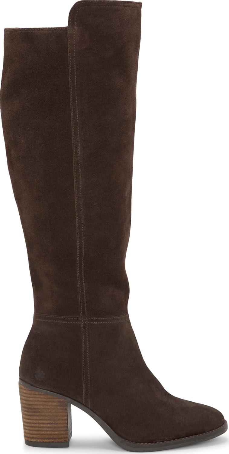 image:imageLucky Brand Womens Bonnay Knee High BootsDark Chocolate Regular Calf
