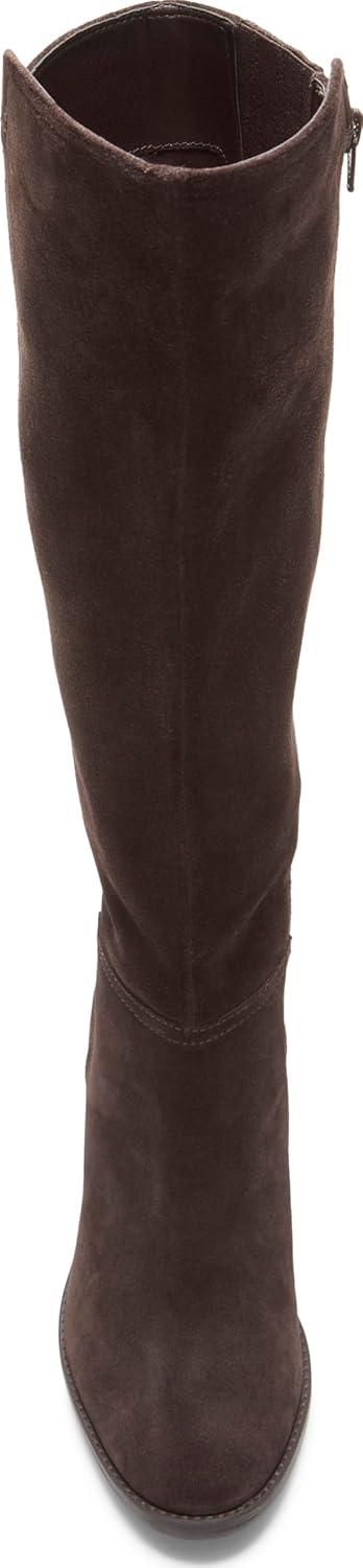 image:imageLucky Brand Womens Bonnay Knee High BootsDark Chocolate Wide Calf
