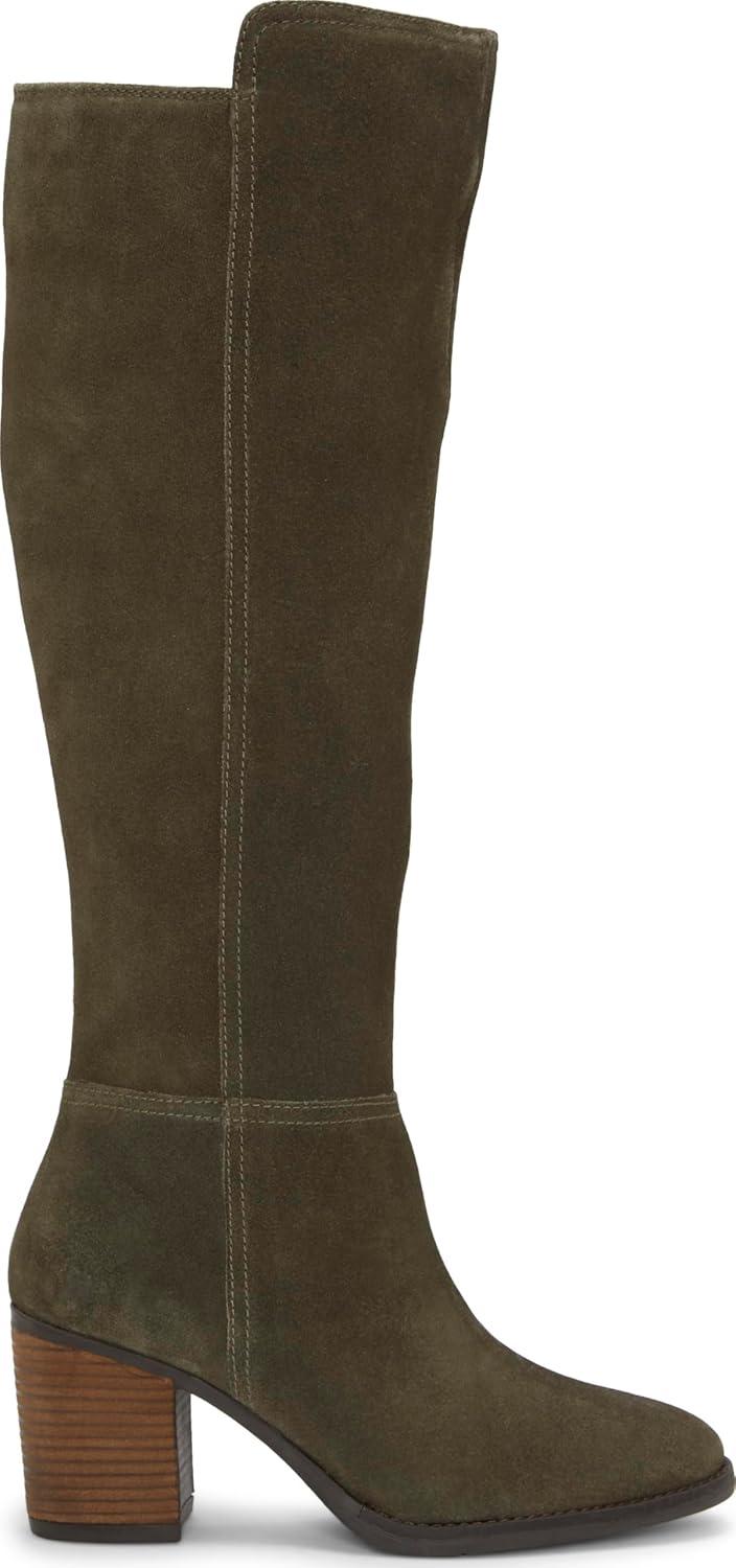 image:imageLucky Brand Womens Bonnay Knee High BootsKhaki Extra Wide Calf