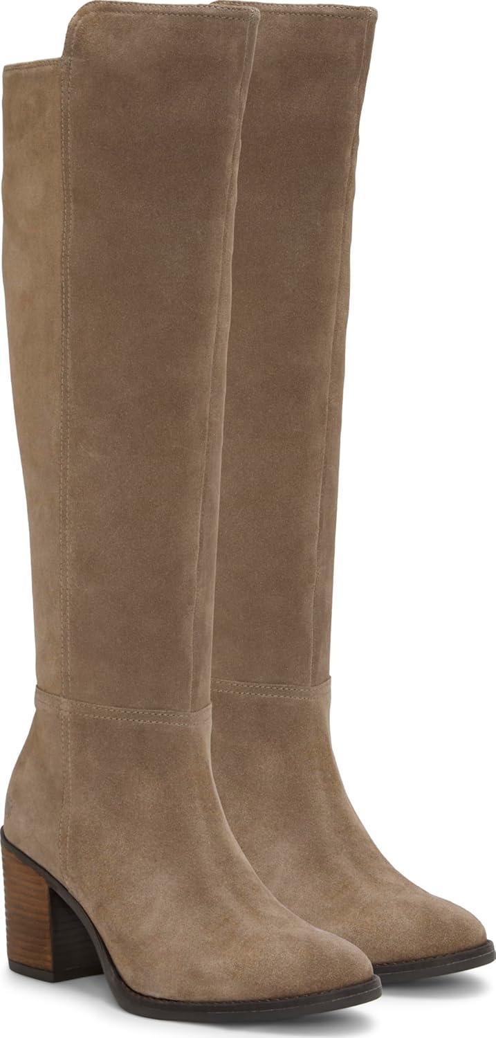 image:imageLucky Brand Womens Bonnay Knee High BootsMink Regular Calf