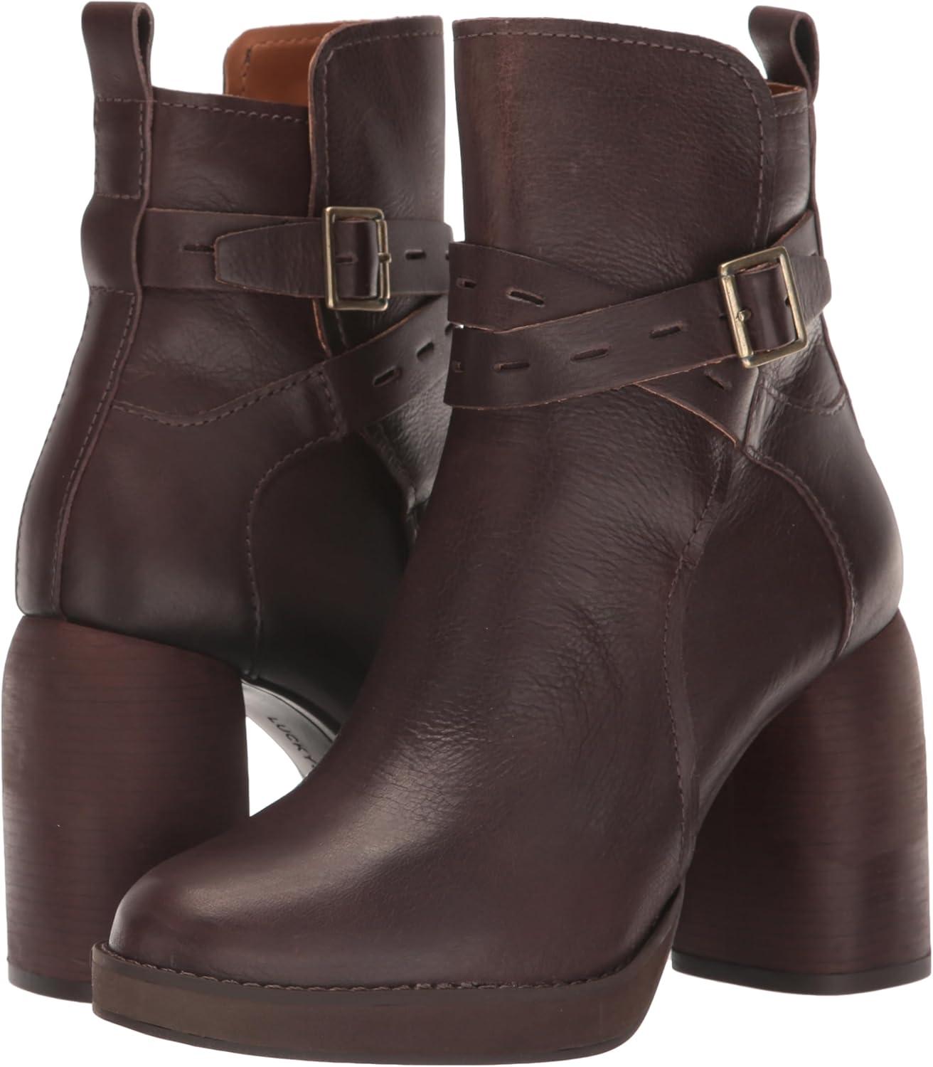 image:imageLucky Brand womens Natesa Highheel BootieChocolate