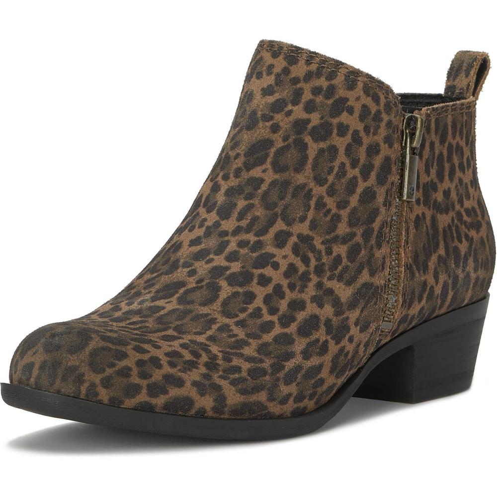 image:imageLucky Brand Womens Basel Bootie Ankle BootNatural Leopard