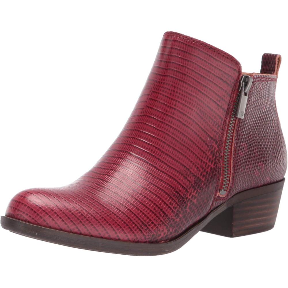 image:imageLucky Brand Womens Basel Bootie Ankle BootRio Red