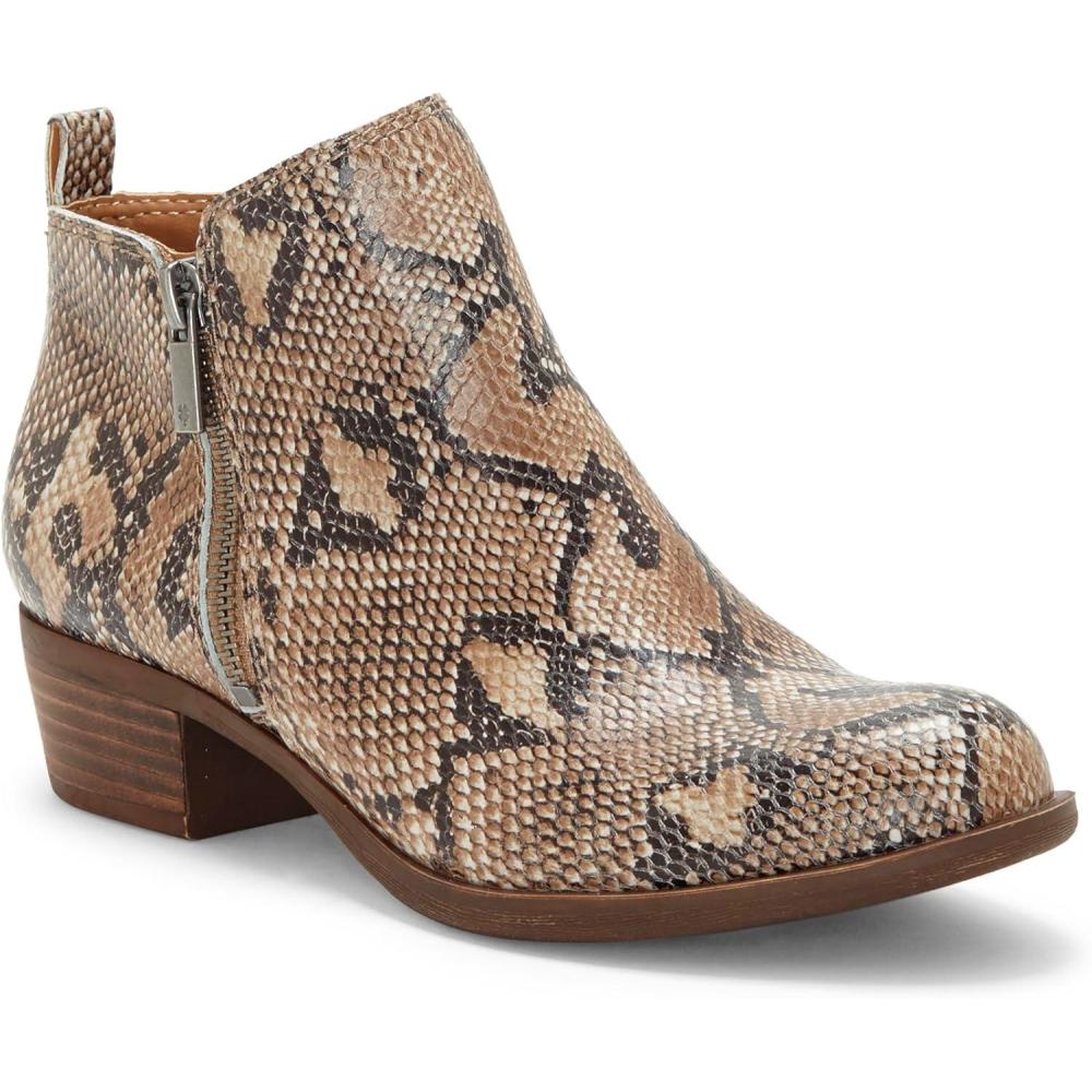 image:imageLucky Brand Womens Basel Bootie Ankle BootTobacco