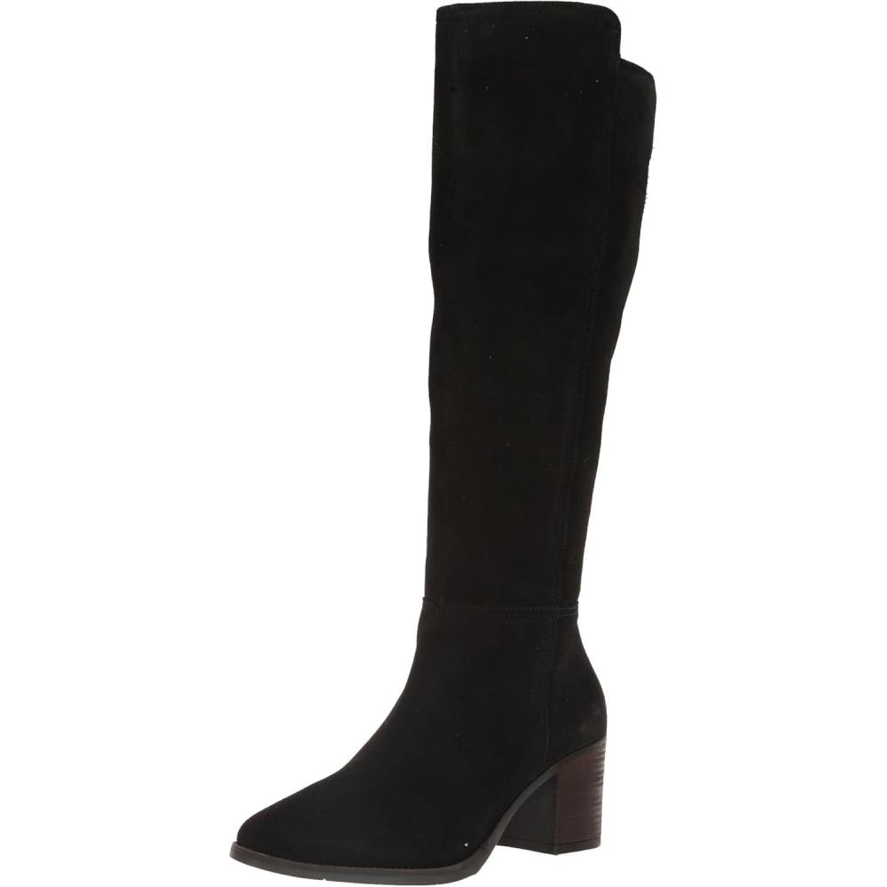 image:imageLucky Brand Womens Bonnay Knee High BootsBlack Regular Calf