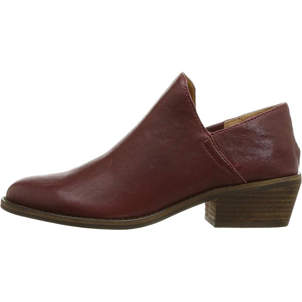 image:imageLucky Brand Womens Fausst BootieSugar Red Leather