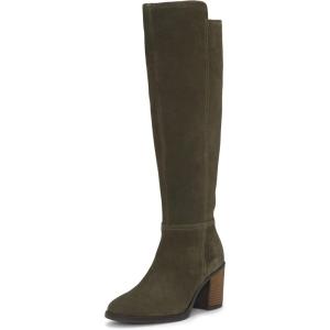 Lucky Brand Women’s Bonnay Knee High Boots(Khaki Regular Calf)