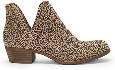 image:imageLucky Brand Womens Baley Ankle BootsLeopard brown