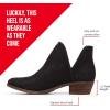 Lucky Brand Women’s Baley Ankle Boots(Black)