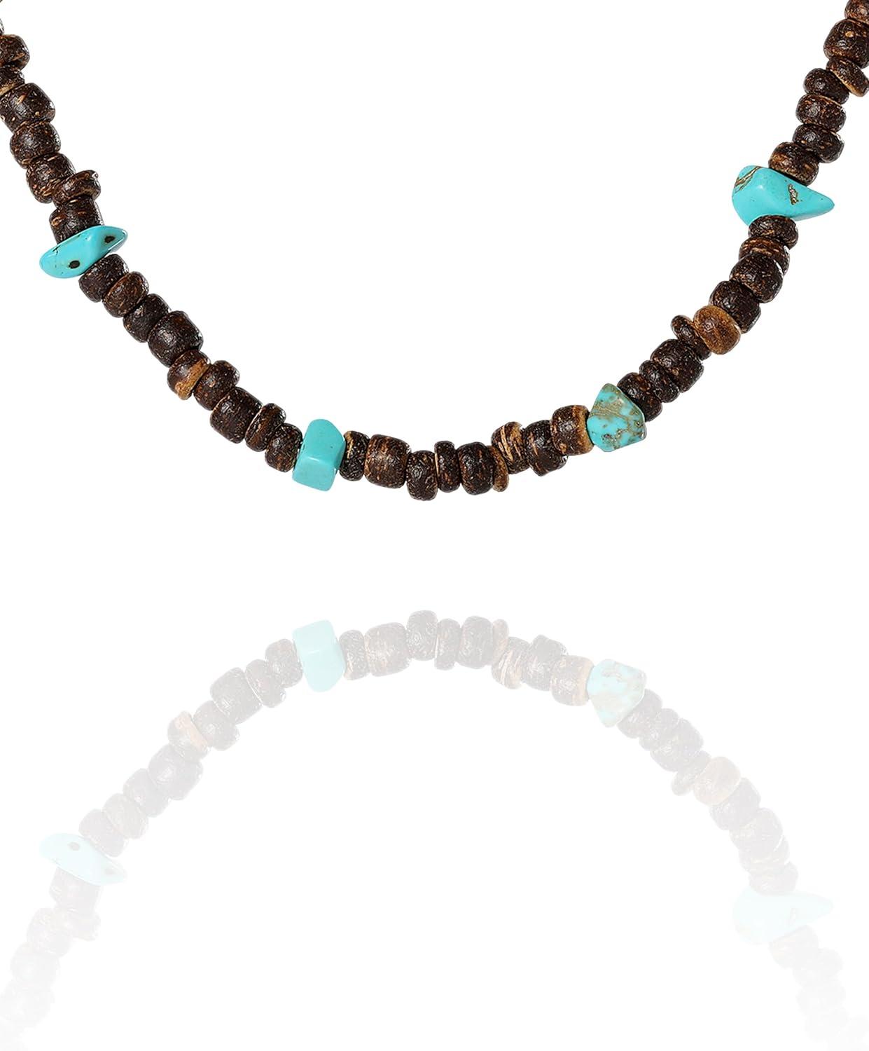 image:imageLucky Brand Heishi and Turquoise Beaded Necklace for Men 22 Mens Jewelry