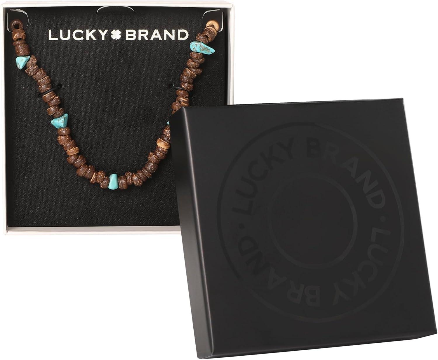 image:imageLucky Brand Heishi and Turquoise Beaded Necklace for Men 22 Mens Jewelry