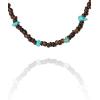 Lucky Brand Heishi and Turquoise Beaded Necklace for Men 22″, Mens Jewelry