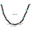 Lucky Brand Heishi and Turquoise Beaded Necklace for Men 22″, Mens Jewelry