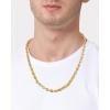 Lucky Brand Mens Necklace 6MM Chain 22″, IP Gold-Plated 304 Stainless Steel Chain