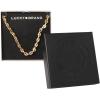 Lucky Brand Mens Necklace 6MM Chain 22″, IP Gold-Plated 304 Stainless Steel Chain