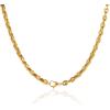 Lucky Brand Mens Necklace 6MM Chain 22″, IP Gold-Plated 304 Stainless Steel Chain