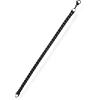 Lucky Brand Men’s Stainless Steel 8MM Figaro Bracelet – Black Plated Durable Chain Link Jewelry