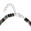 Lucky Brand Multi Green Bead Bracelet for Men, Stainless Steel 8.5″+1.5″ Beaded Green Bracelet