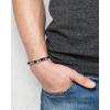 Lucky Brand Multi Green Bead Bracelet for Men, Stainless Steel 8.5″+1.5″ Beaded Green Bracelet