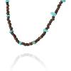 Lucky Brand Heishi and Turquoise Beaded Necklace for Men 22″, Mens Jewelry