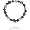 Lucky Brand Multicolor Beaded Bracelet for Men, Stainless Steel and Bead Stretch Bracelet