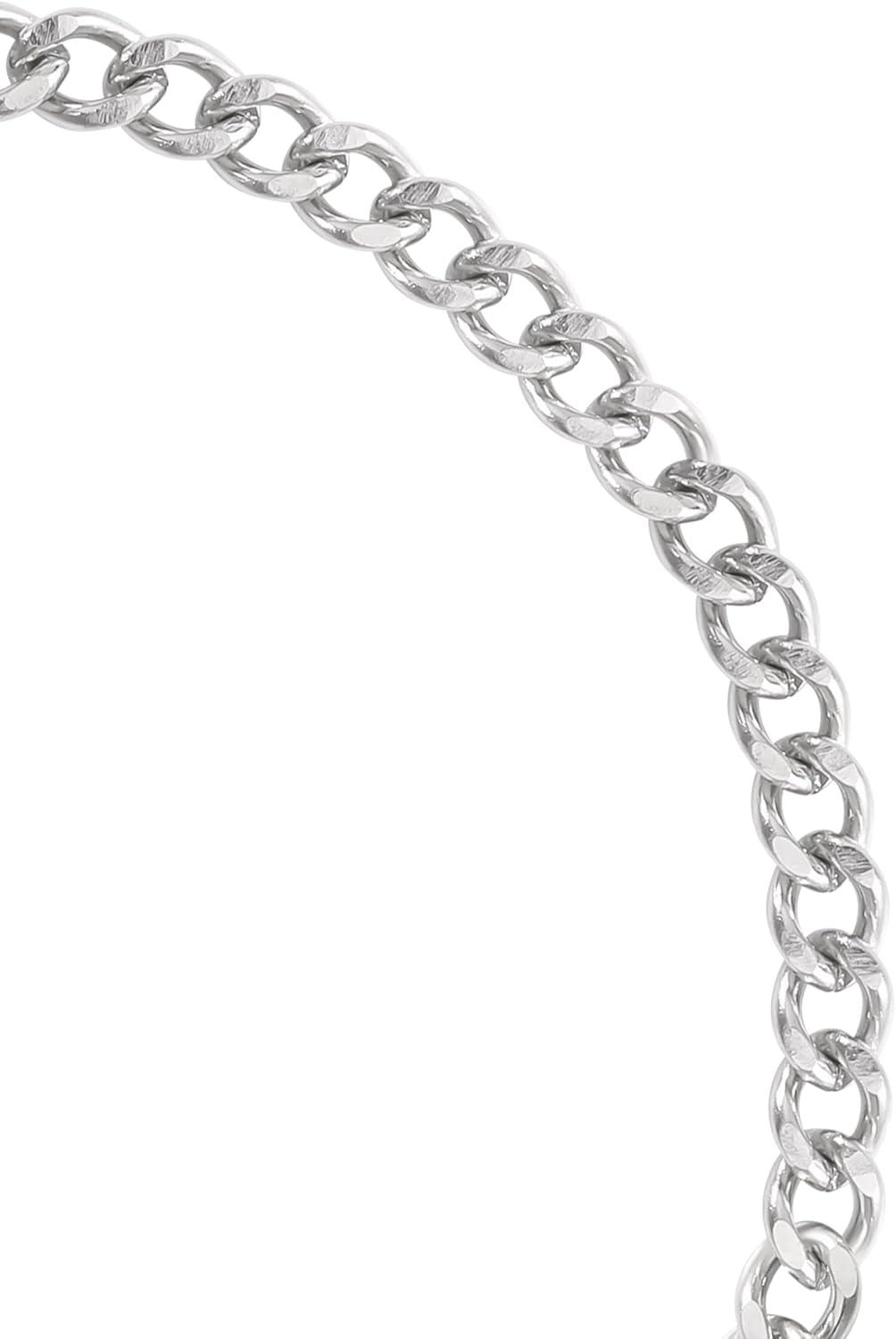 image:imageLucky Brand Mens Jewelry Set with Curb Chain Necklace 22 and Bracelet 85 304 4MM Stainless Steel