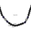 Lucky Brand Beaded Necklace for Men 22″, 304 Stainless Steel, Men’s Jewelry