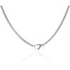 Lucky Brand Dice Pendant Necklace for Men 22″, Stainless Steel Jewelry