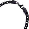 Lucky Brand Men’s Stainless Steel 6MM Spiga Chain Bracelet – Black Plated 8.75” Durable Link Jewelry