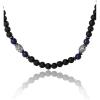 Lucky Brand Beaded Necklace for Men 22″, 304 Stainless Steel, Men’s Jewelry