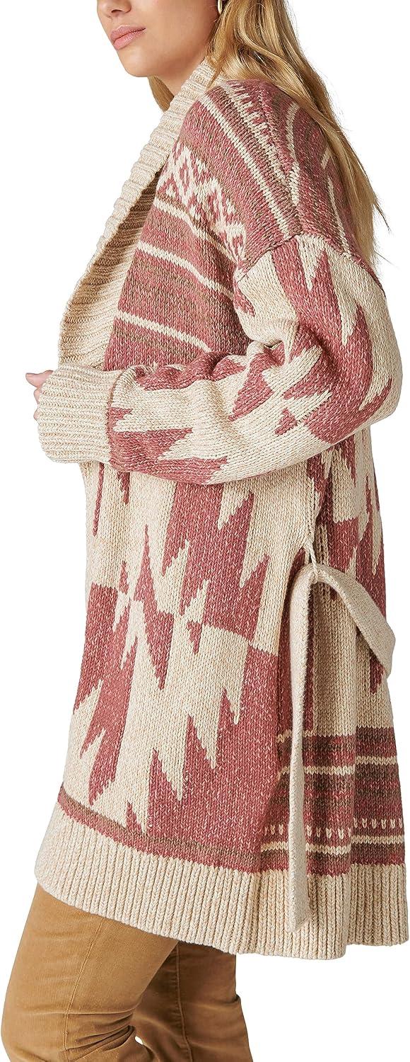 image:imageLucky Brand Womens Lucky Brand Womens Lucky Heritage CardiganApple Butter Combo