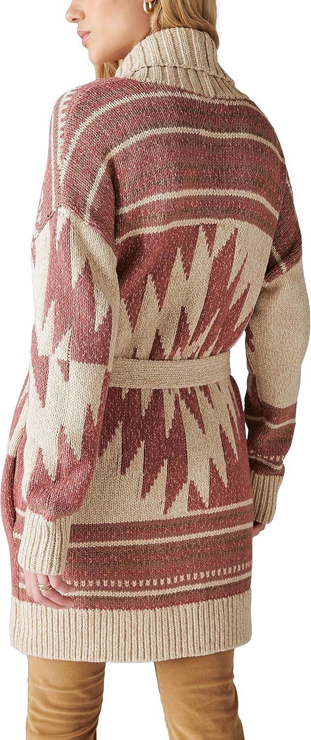 image:imageLucky Brand Womens Lucky Brand Womens Lucky Heritage CardiganApple Butter Combo