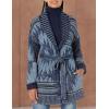 Lucky Brand Womens Lucky Brand Women’s Lucky Heritage Cardigan(Denim Combo)