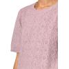 Lucky Brand Women’s Puff Sleeve Pointelle Sweater Tee(Elderberry)