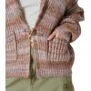 Lucky Brand Women’s Women’s Toggle Front Cardigan(Berry Conserve Multi)